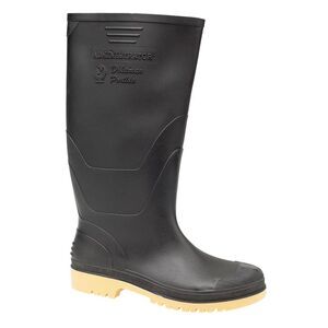 Dikamar Administrator Mens Plain Rubber Wellington /Wellies /Rain Boots Szs 7-14